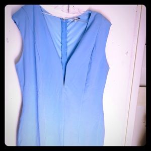 New w/o tags powder blue dress